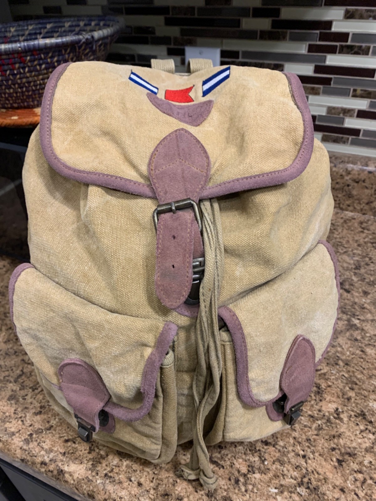 American Eagle Outfitters Canvas Backpack Vintage