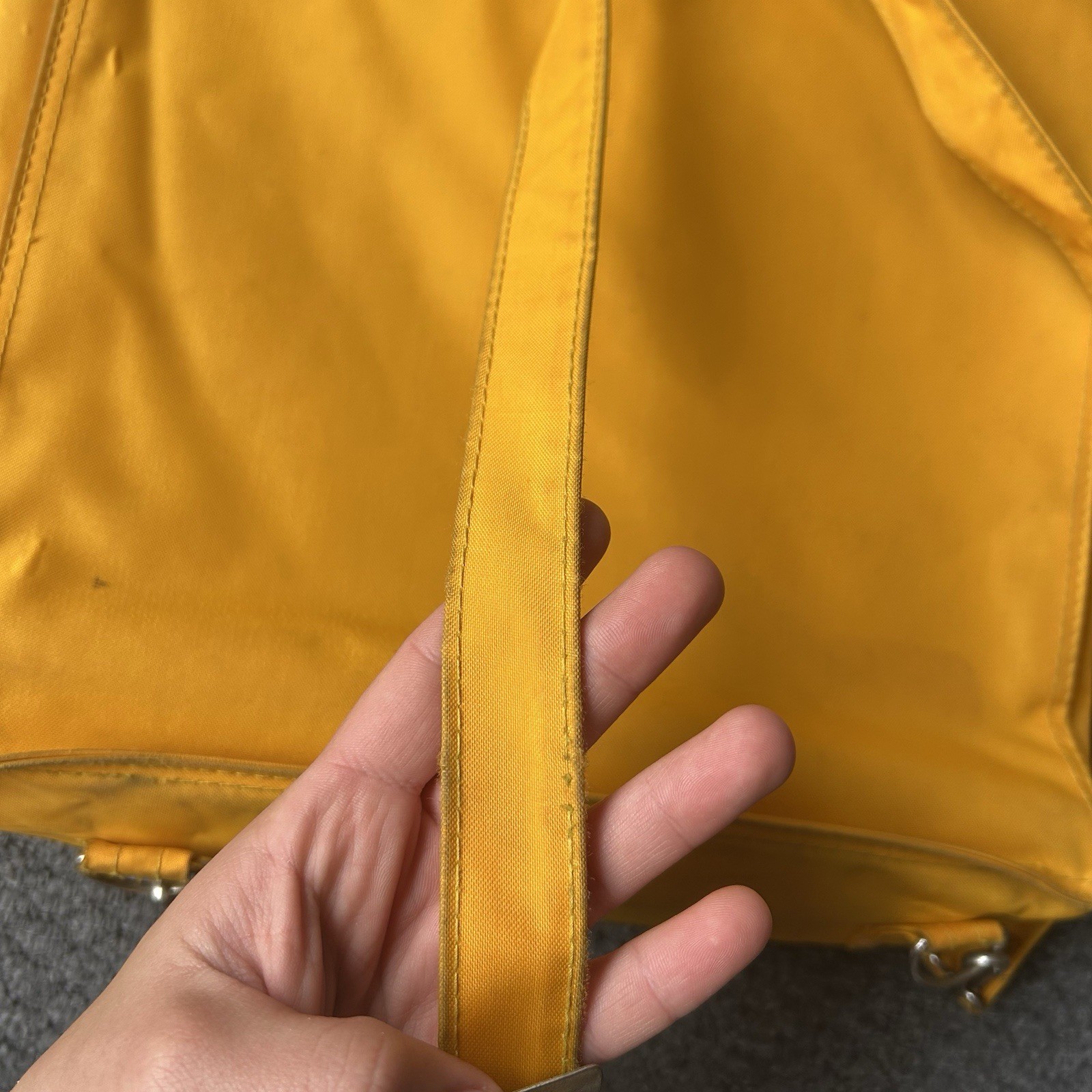 Superman 1980 Backpack Yellow DC Comics Large Graphic (See Photos)