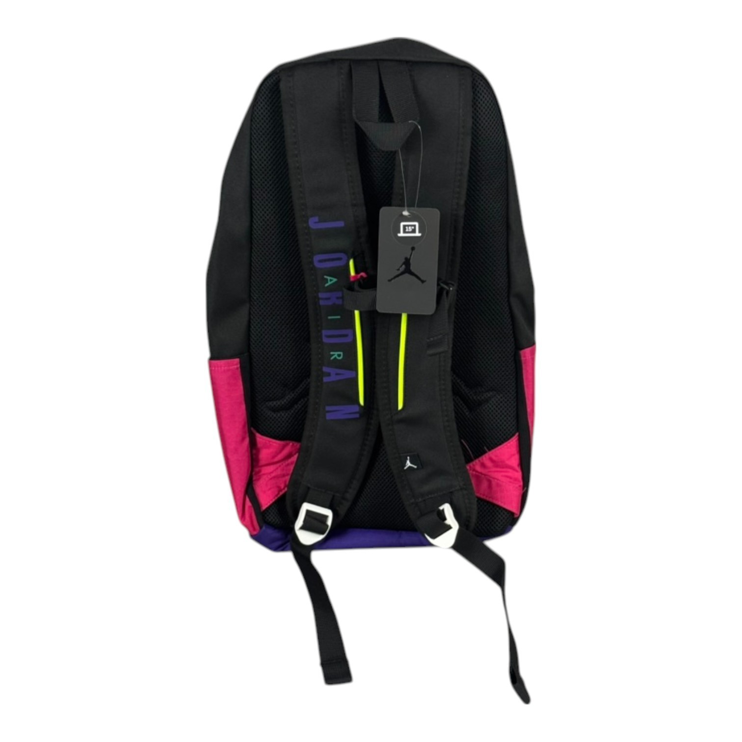 Air Jordan Jan All Grounds 15″ Backpack 9A0483-023 Black/Pink/Purple NEW