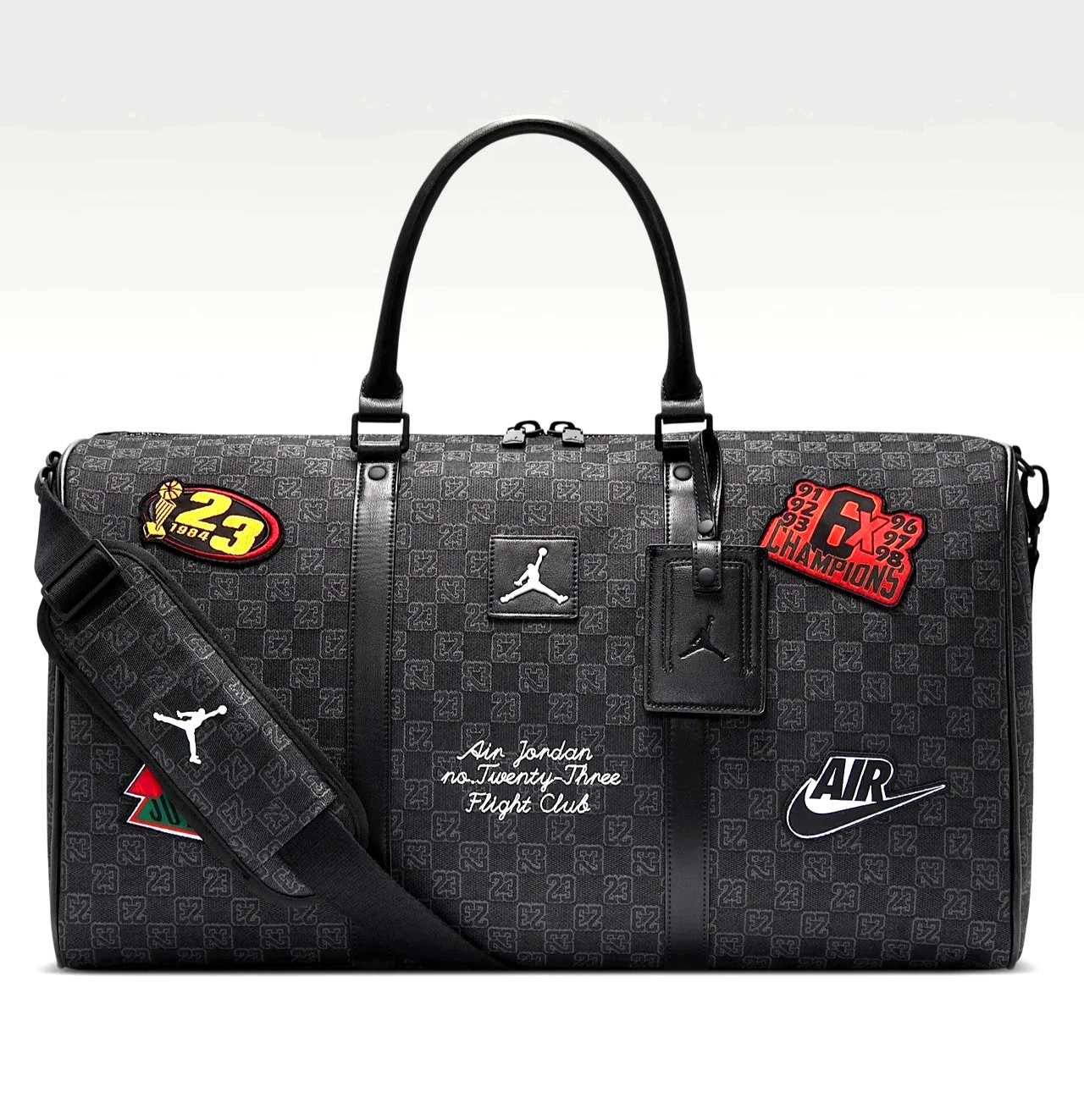 Nike Jordan Monogram Champion Luxury 25L Duffle Bag MM9157-023 Size Medium NEW