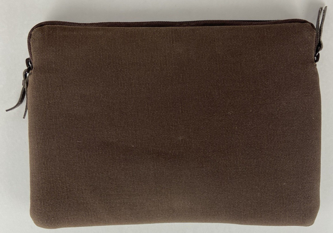 HEX Laptop Tablet Padded Zippered Case Brown 11″ x 8.5″ Lot No. RCN 7918 DT8919
