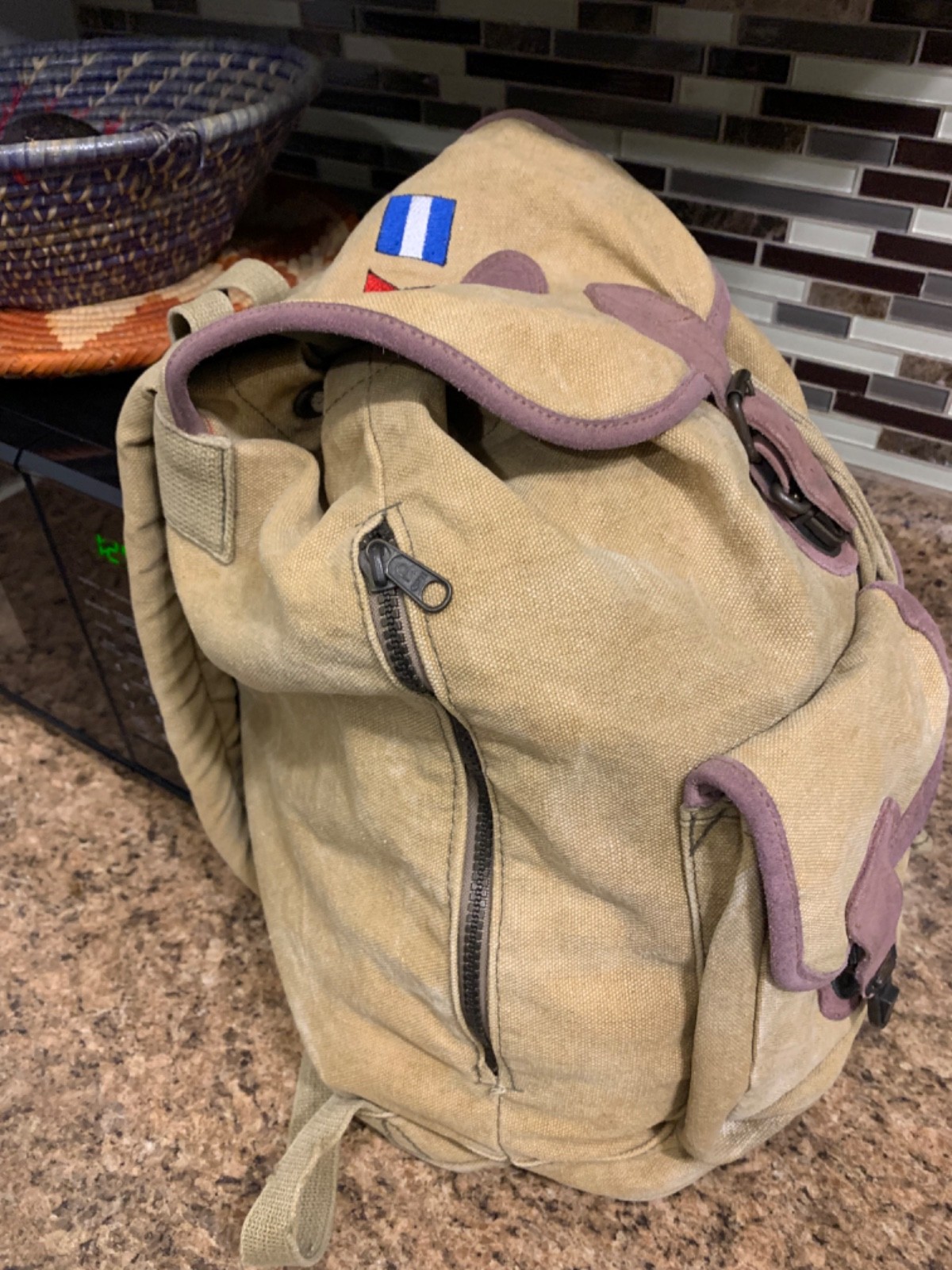 American Eagle Outfitters Canvas Backpack Vintage