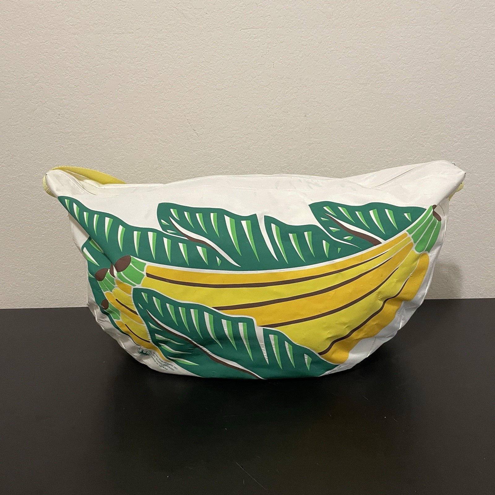 Vintage 1991 Banana Duffle Bag Vinyl Fun Designs Inc Made In Taiwan