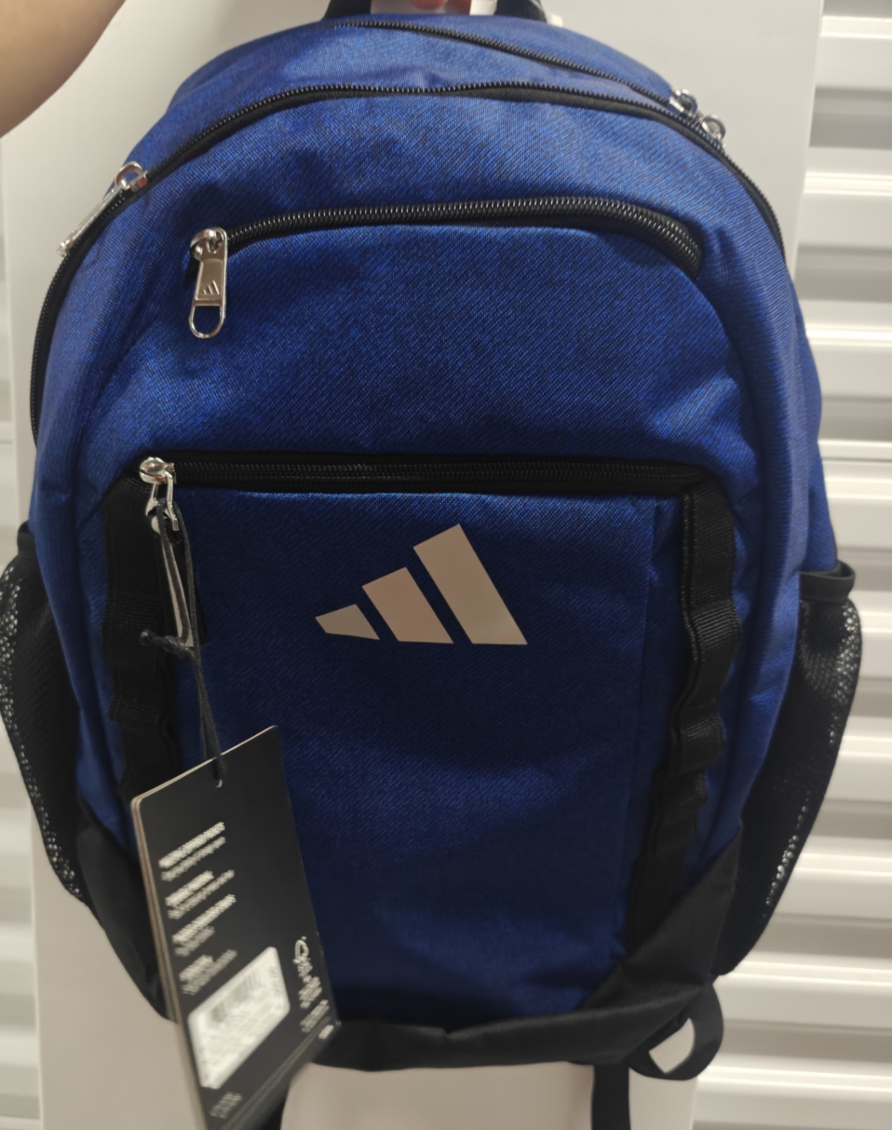 Adidas Blue Backpack with Pockets and Padded Straps Large Excelerator