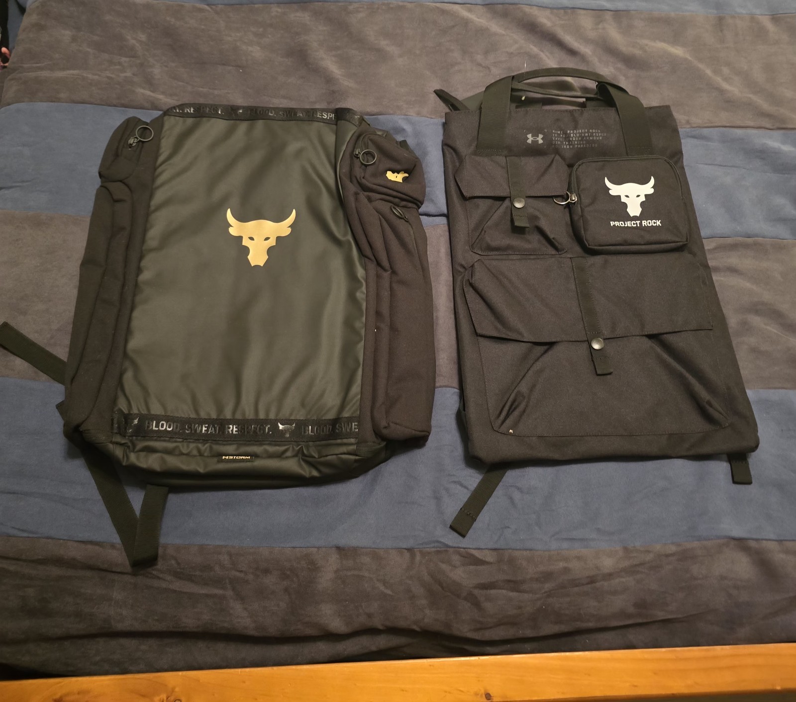 $130…Under Armour Project Rock Storm Duffle Backpack. Free $40 Storm Sack.