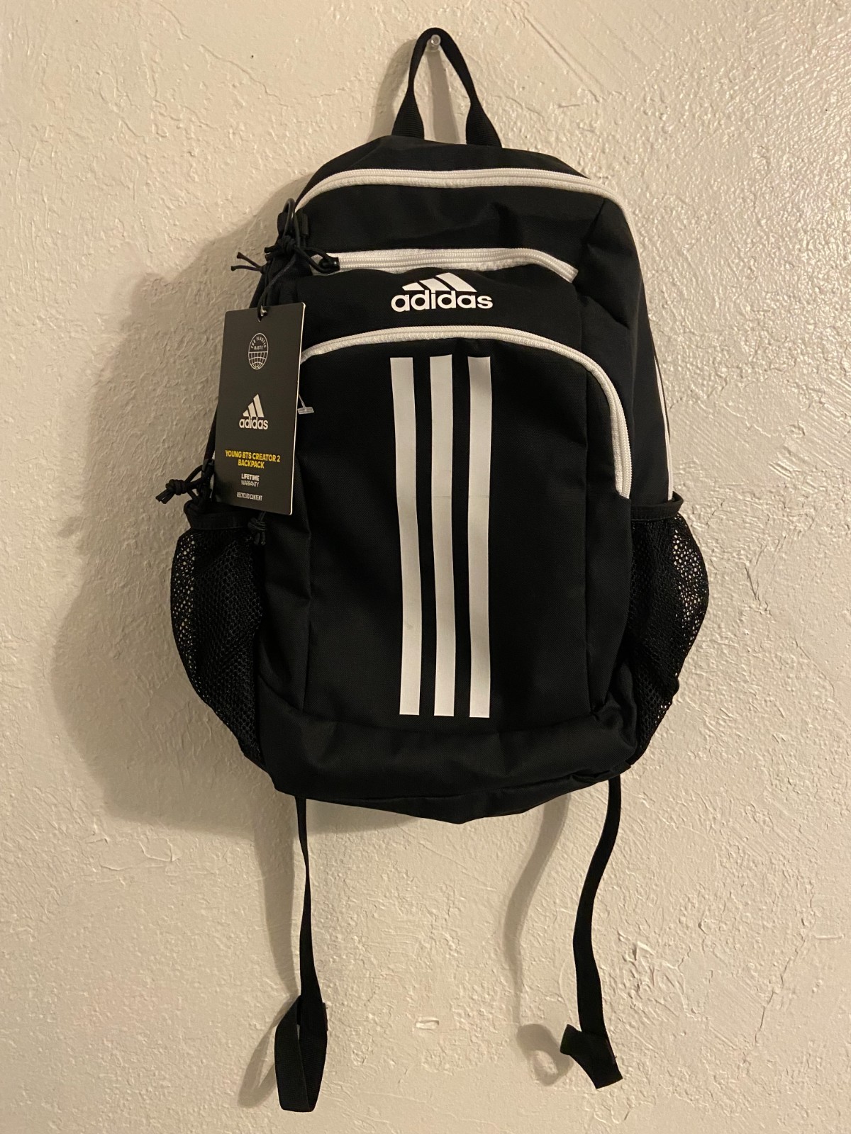 NEW Adidas Young BTS Creator 2 Backpack Brasilia Student Hustle Black NWT