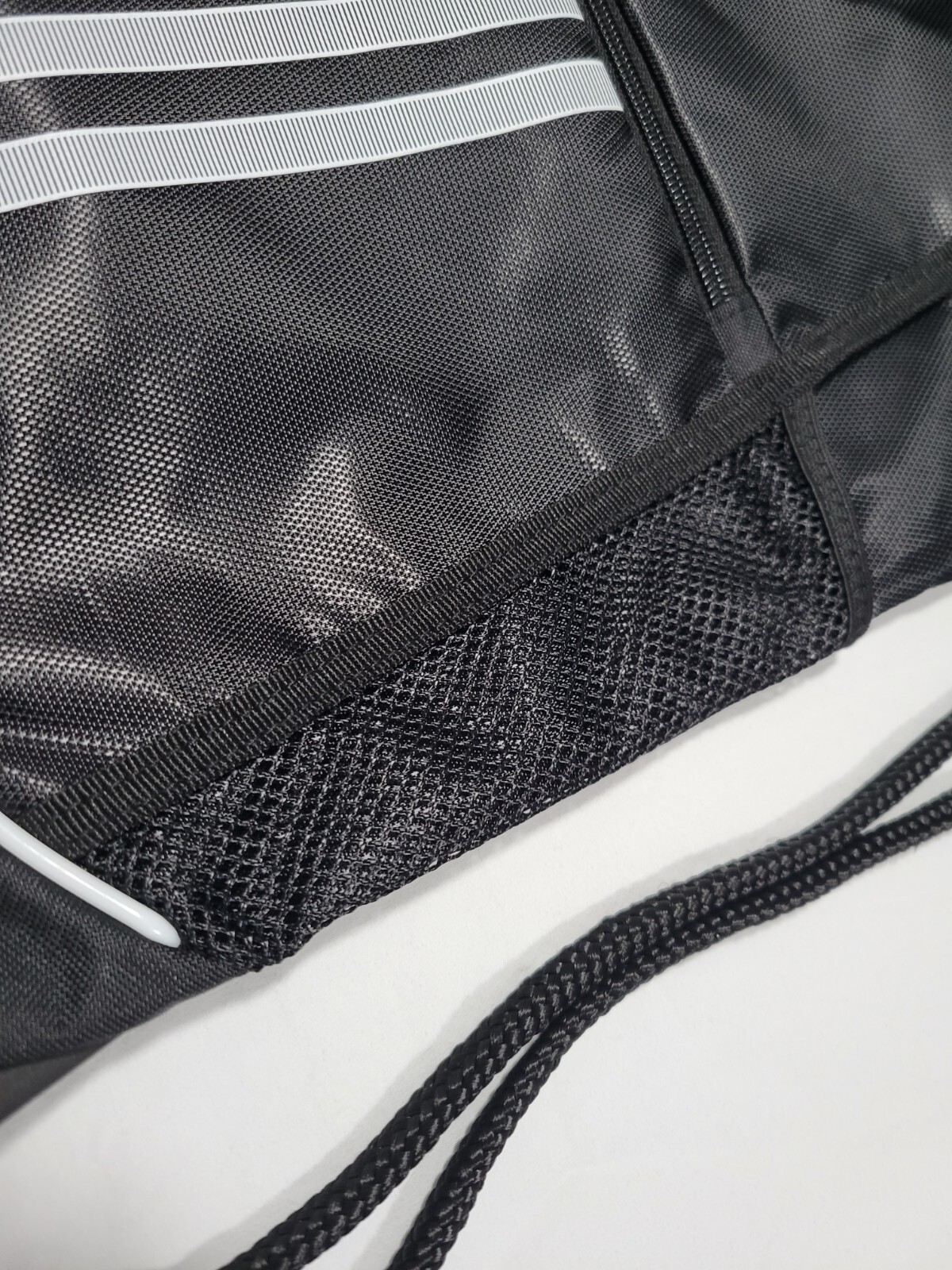 Adidas Alliance II Sackpack Drawstring Bag Zipper Pockets Olive green