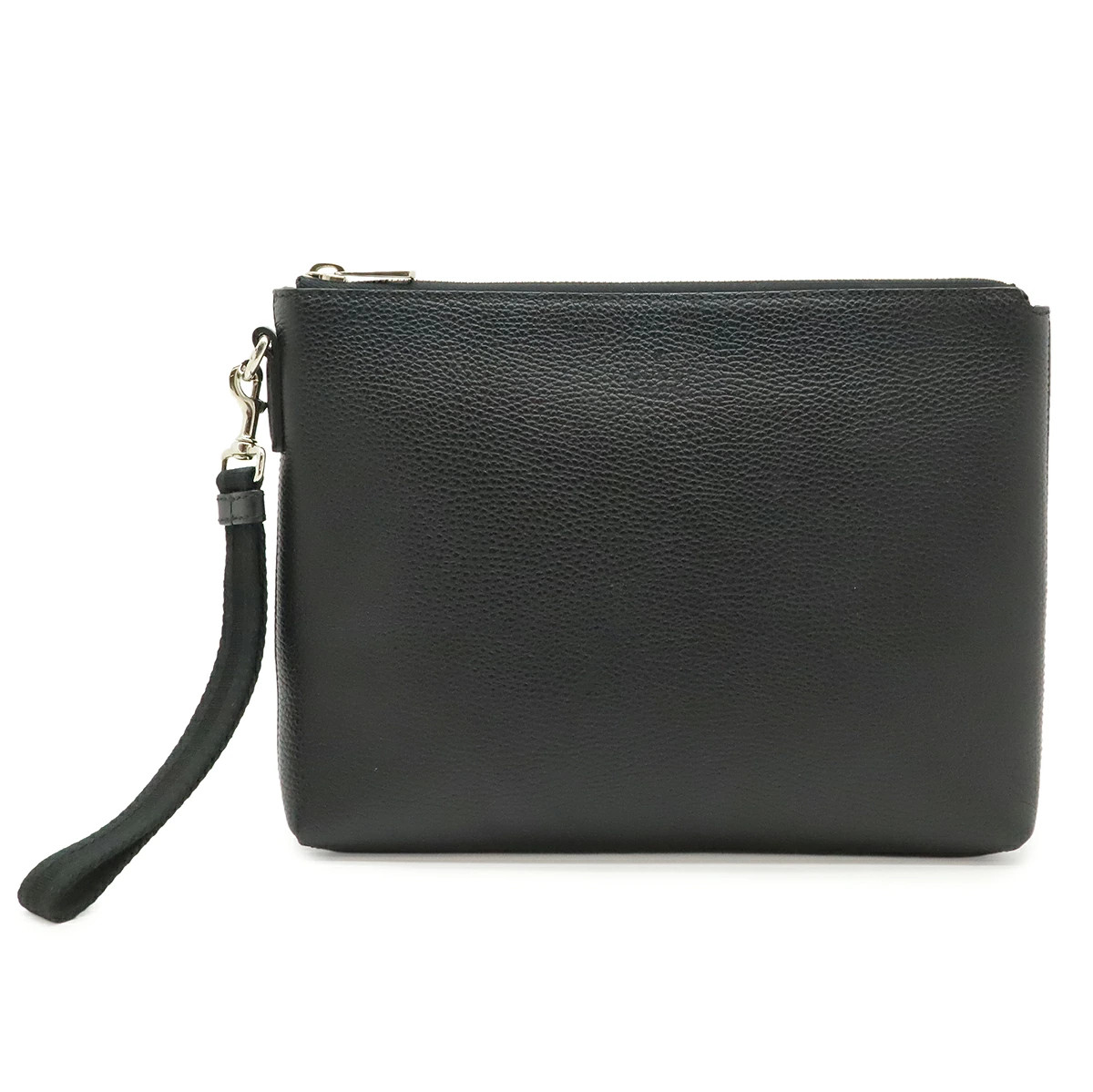 Gucci Cosmopolis Clutch Bag leather black silver hardware 387075 Used