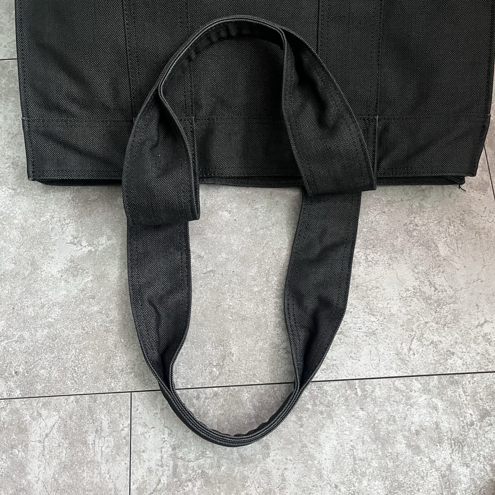 Yoshida Porter Canvas Tote Bag BLACK Smoky made in Japan M size Authentic