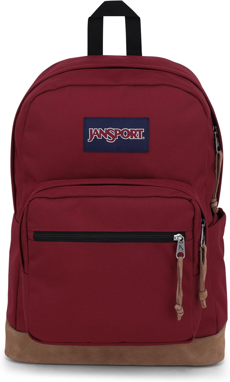 Stylish Red Right Pack Backpack with Padded Laptop Sleeve & Water Bottle Pocket