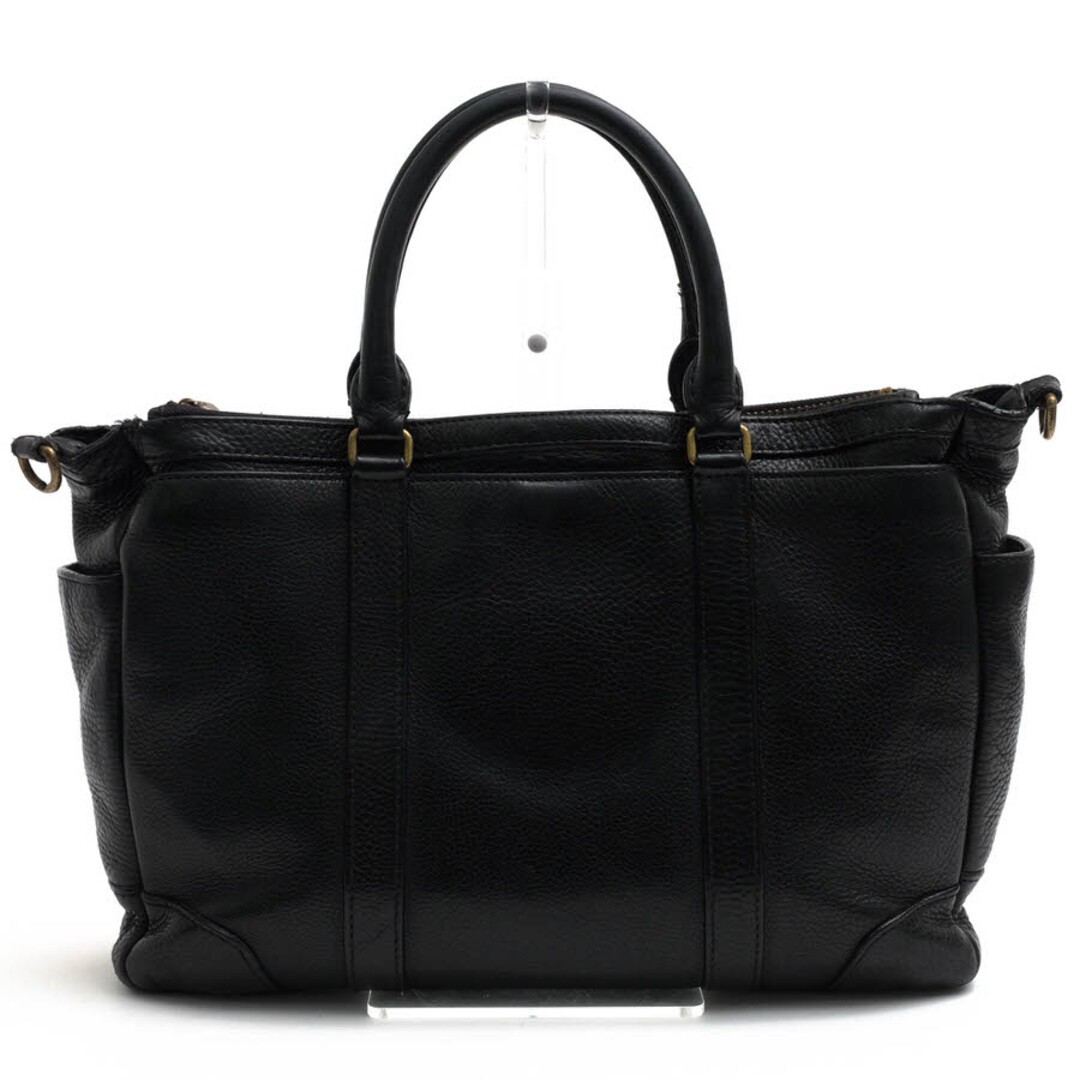 COACH Bleecker Metropolitan Pebble Leather Bag 71067 Black 40cm/15.7in