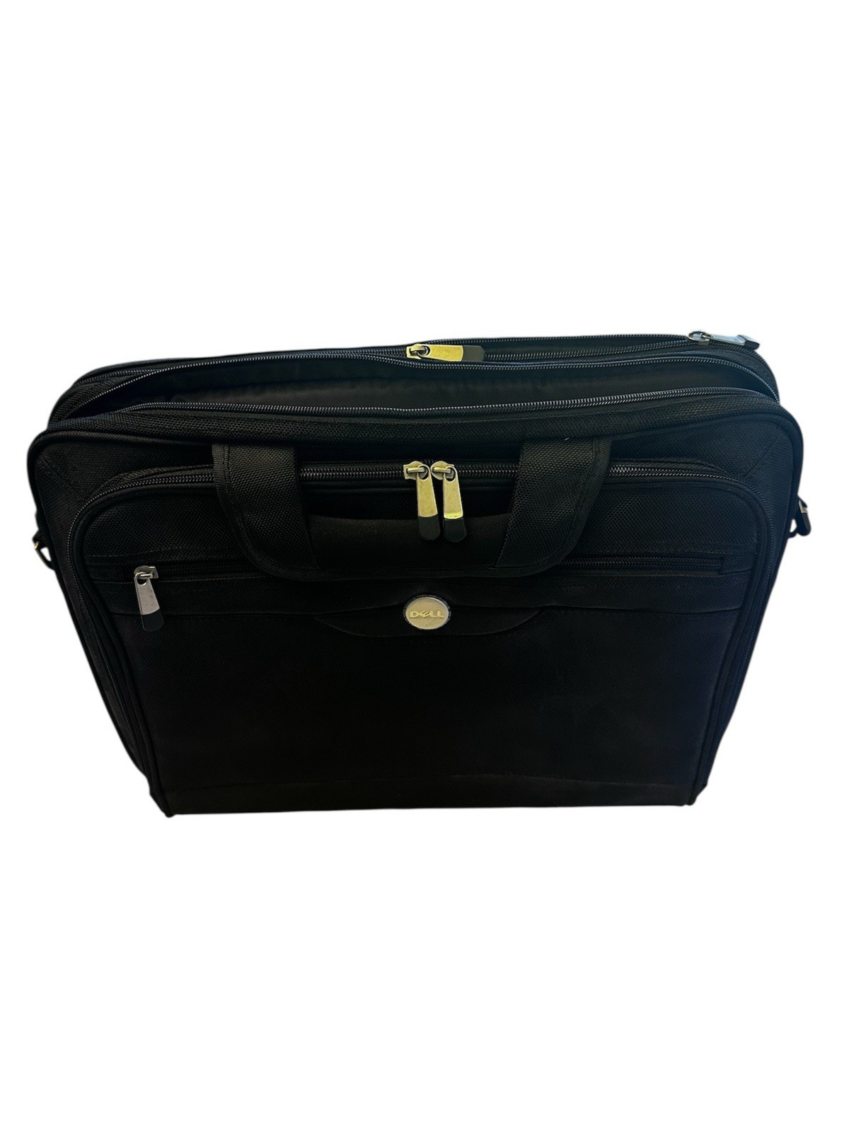 Dell Laptop Bag Briefcase Black Fabric Travel Case 13”x17”Business Career Bag