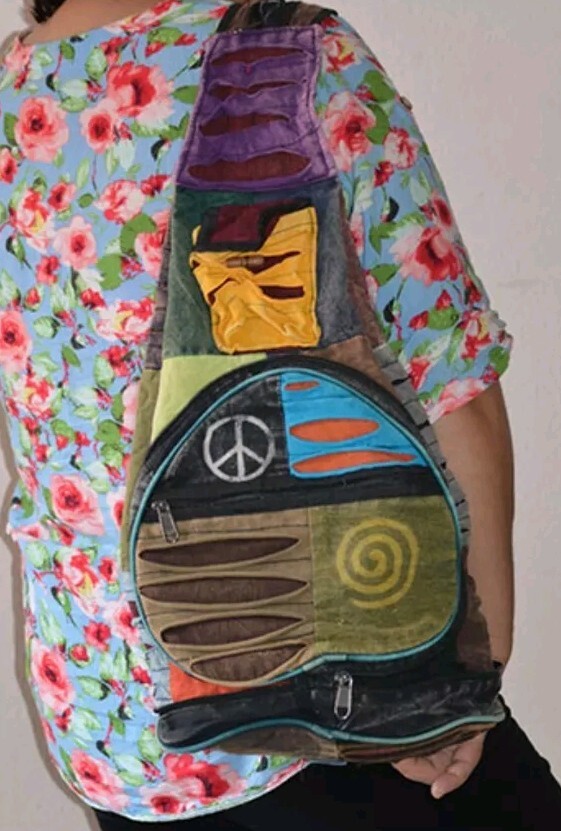 Nepal Handcrafted Hippie Bag / Backpack 09804/BP-01 New