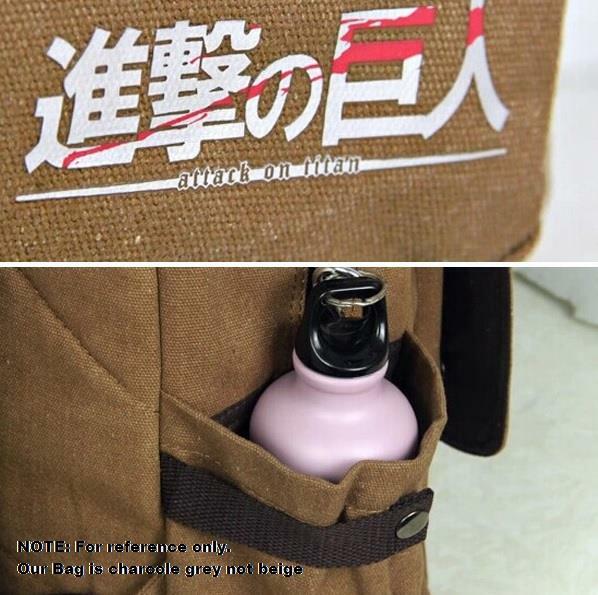 Attack on Titan Shingeki no Kyojin Cosplay Scouting Legion Backpack Bag B3