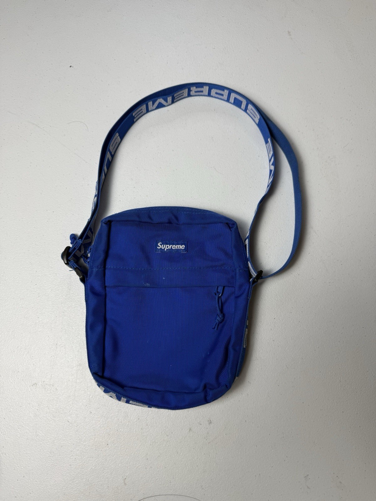 Used Royal Blue Supreme SS18 Shoulder Bag