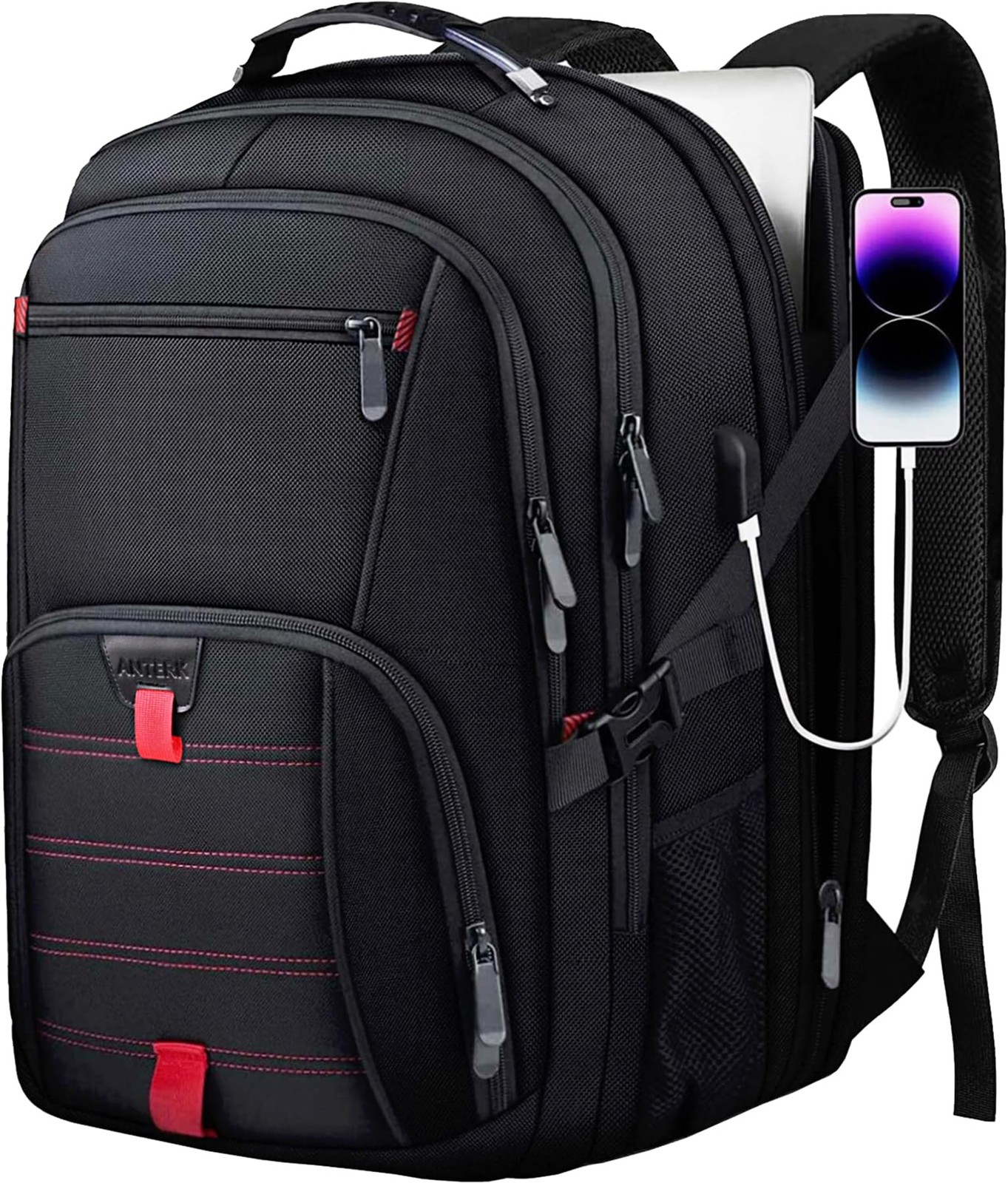 Extra Large Travel Laptop Backpack, 17.3 Inch Carry on Backpack for Men Women…