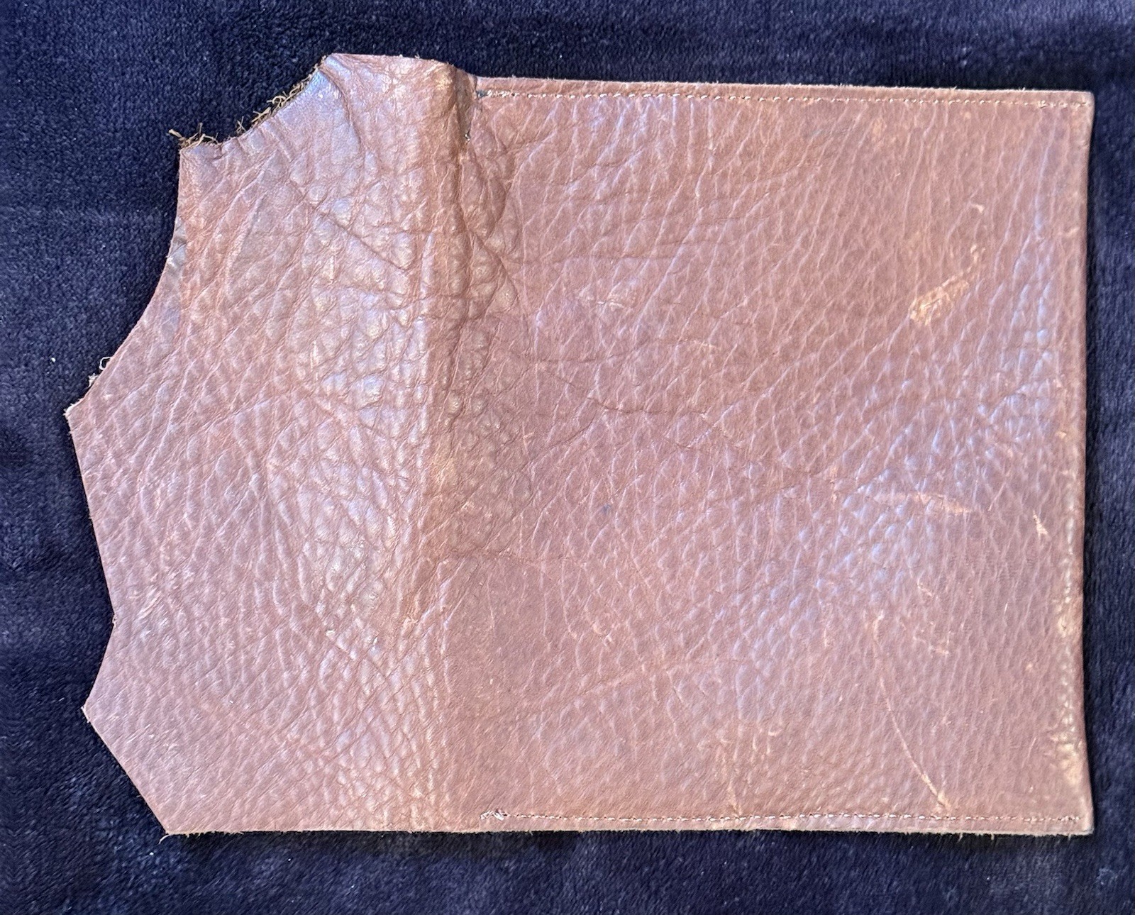 Handmade Leather Pouch – Brown – 7.5” X 6.5”