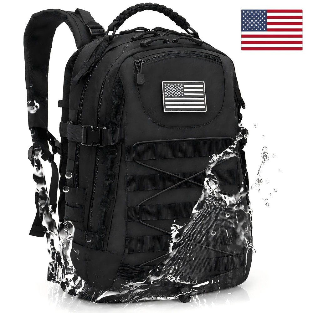 Waterproof Tactical Backpack 25L 15” Laptop EDC Business Travel Commuter Bag