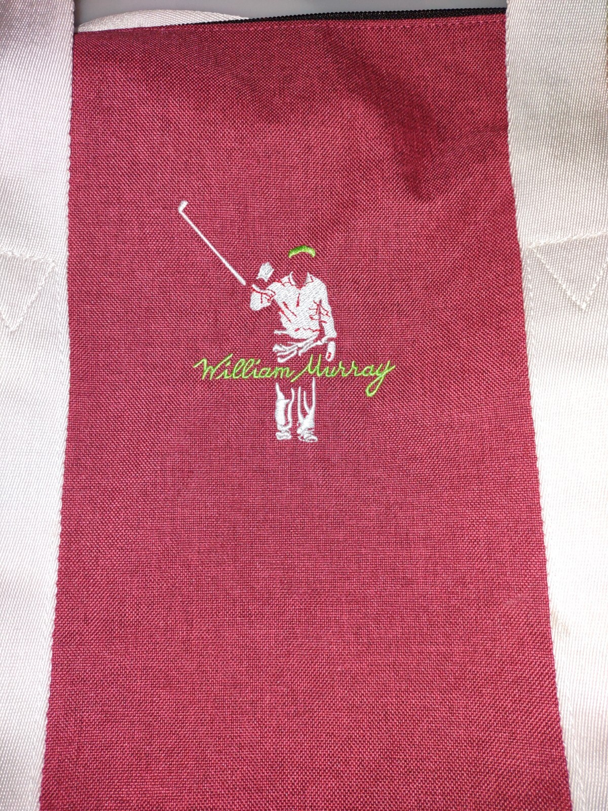 William Bill Murray Golf Duffle bag Jones co. Sports Rare Special Edition OOAK