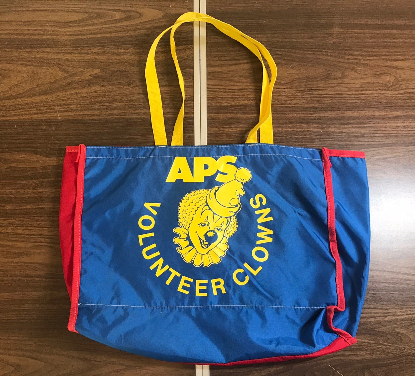 Unisex Vintage APS Volunteer Clowns Tote Bag Circus Funny Killer Horror USA
