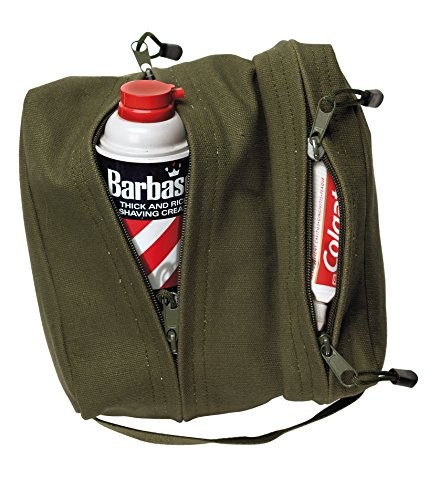 Rothco Canvas Dual Compartment Travel Kit 9126 – Olive Drab