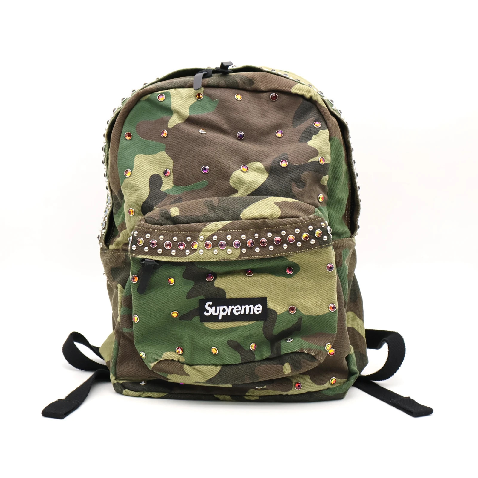 Supreme b.b. Simon Denim Backpack Woodland Camo