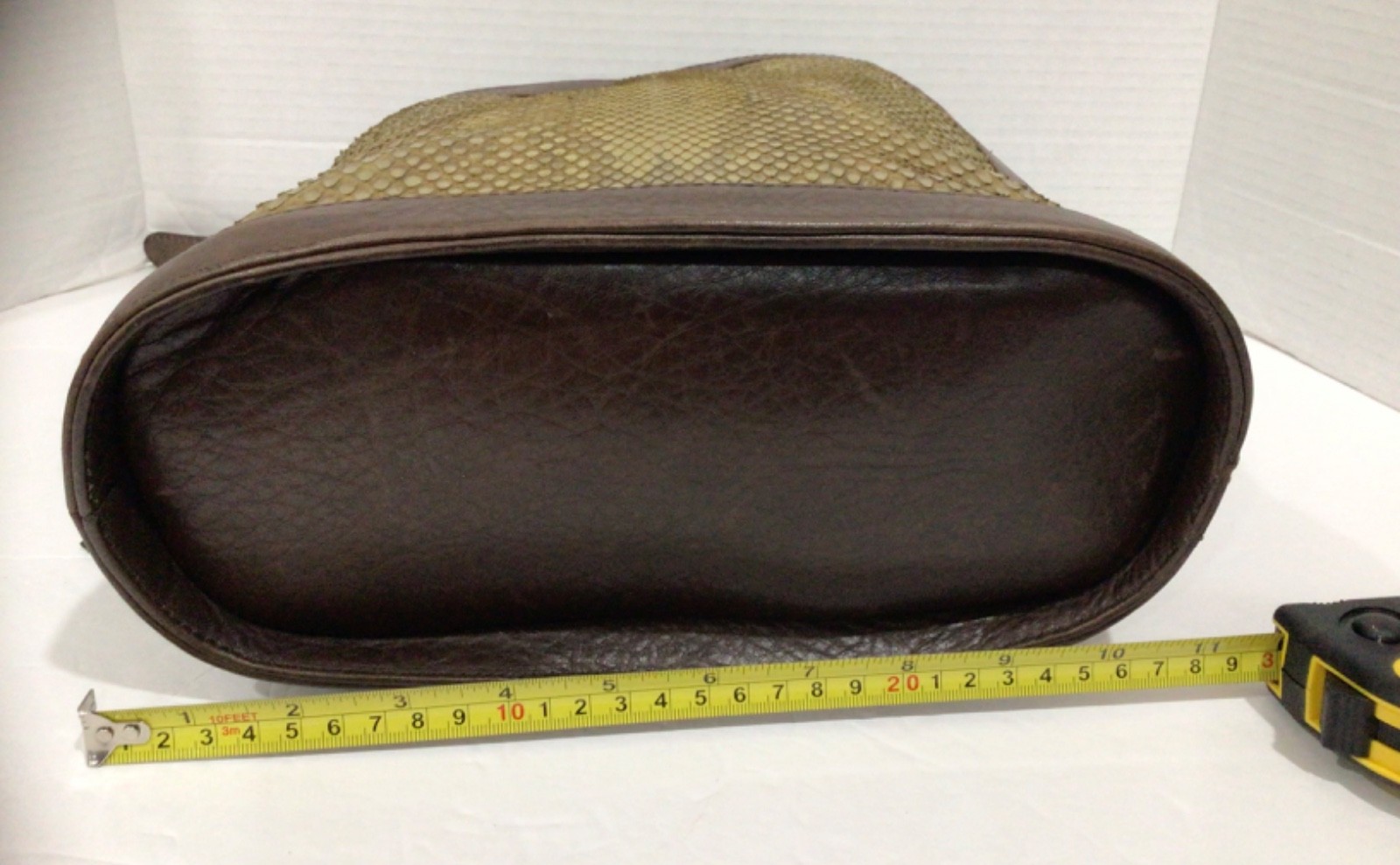 Animal Exotic Leather Backpack Snake Skin