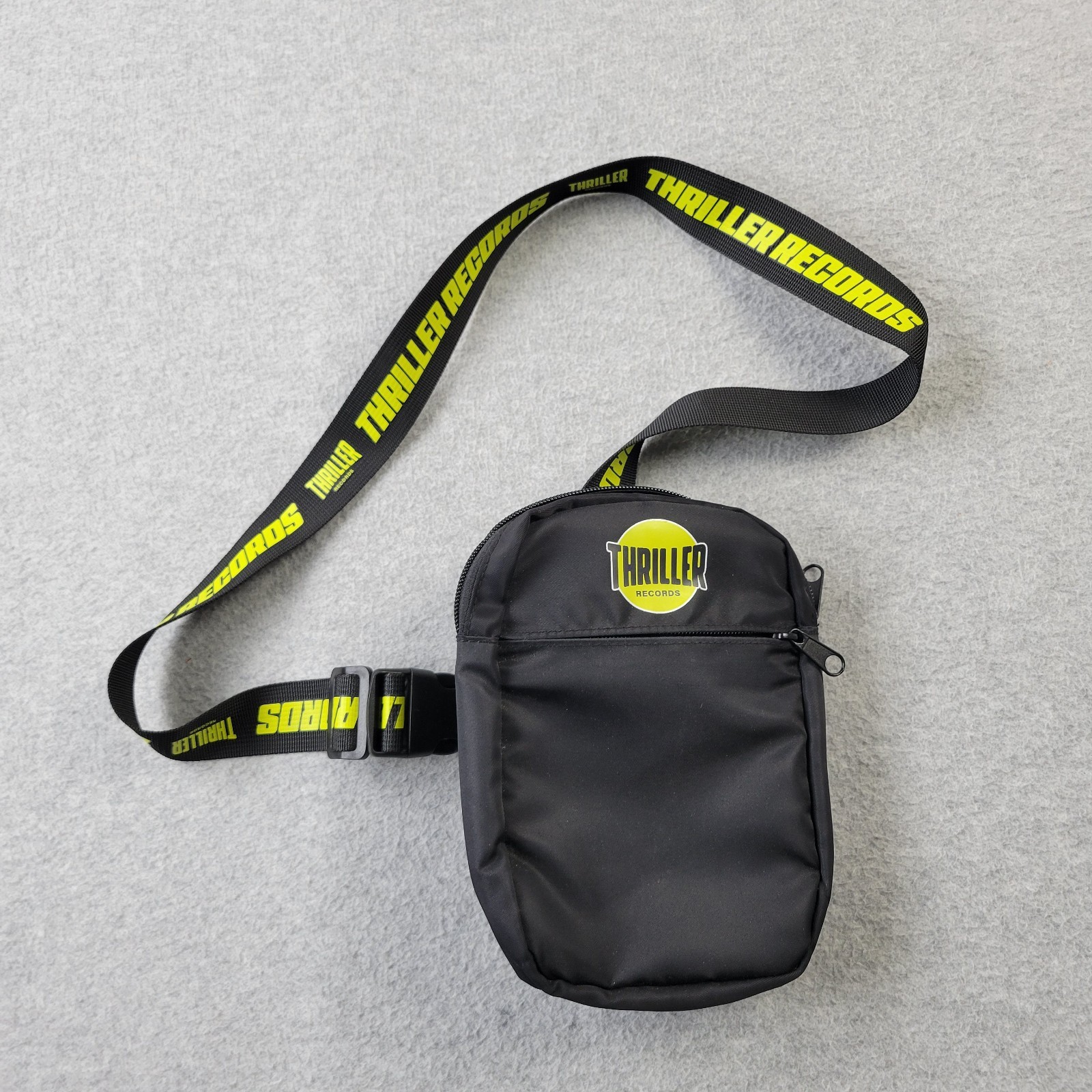 Thriller Records Sling Bag Black Graphic Print