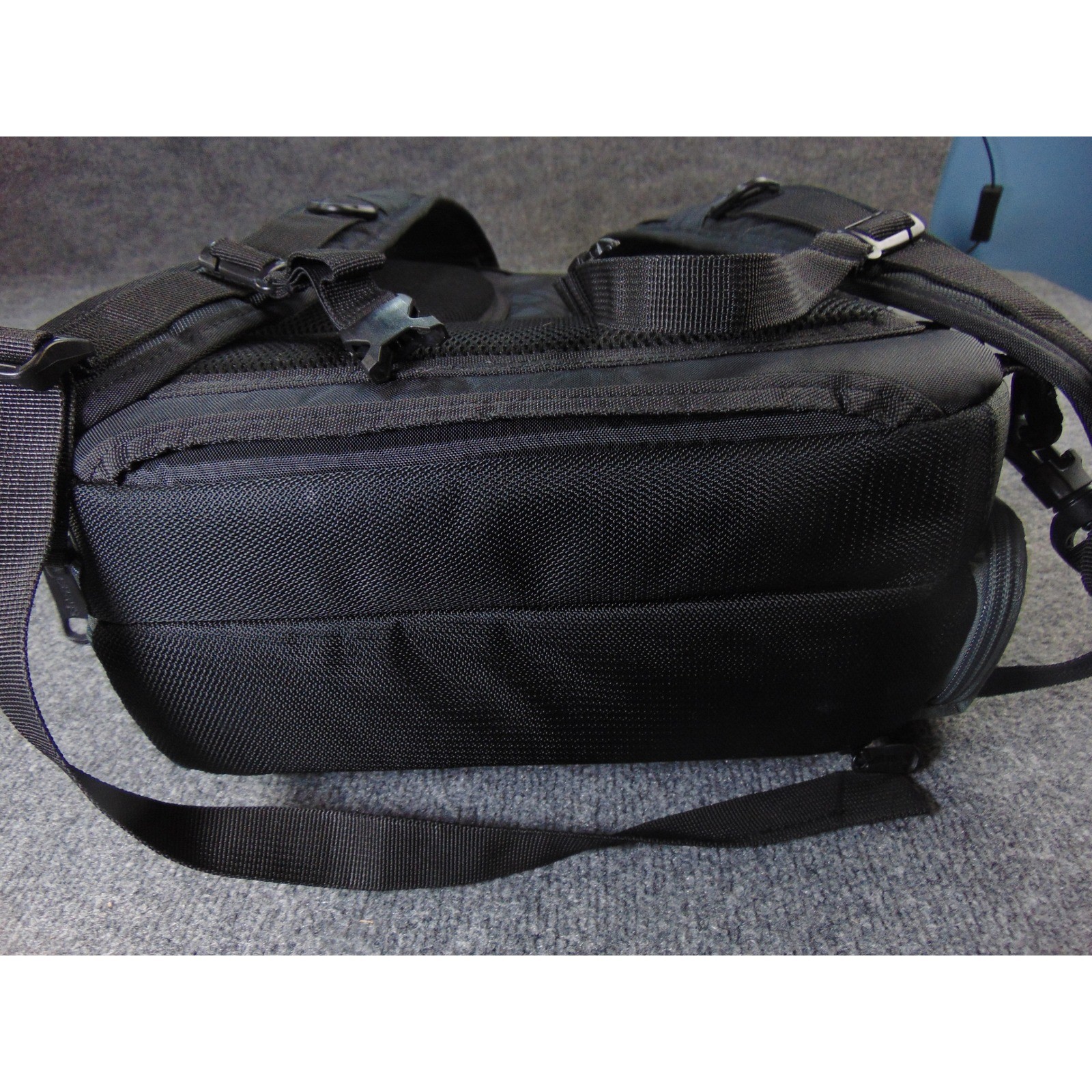 eBags Laptop Backpack Mens Oversized EB2146-15.5 Gray Solid Travel Work Tech Bag