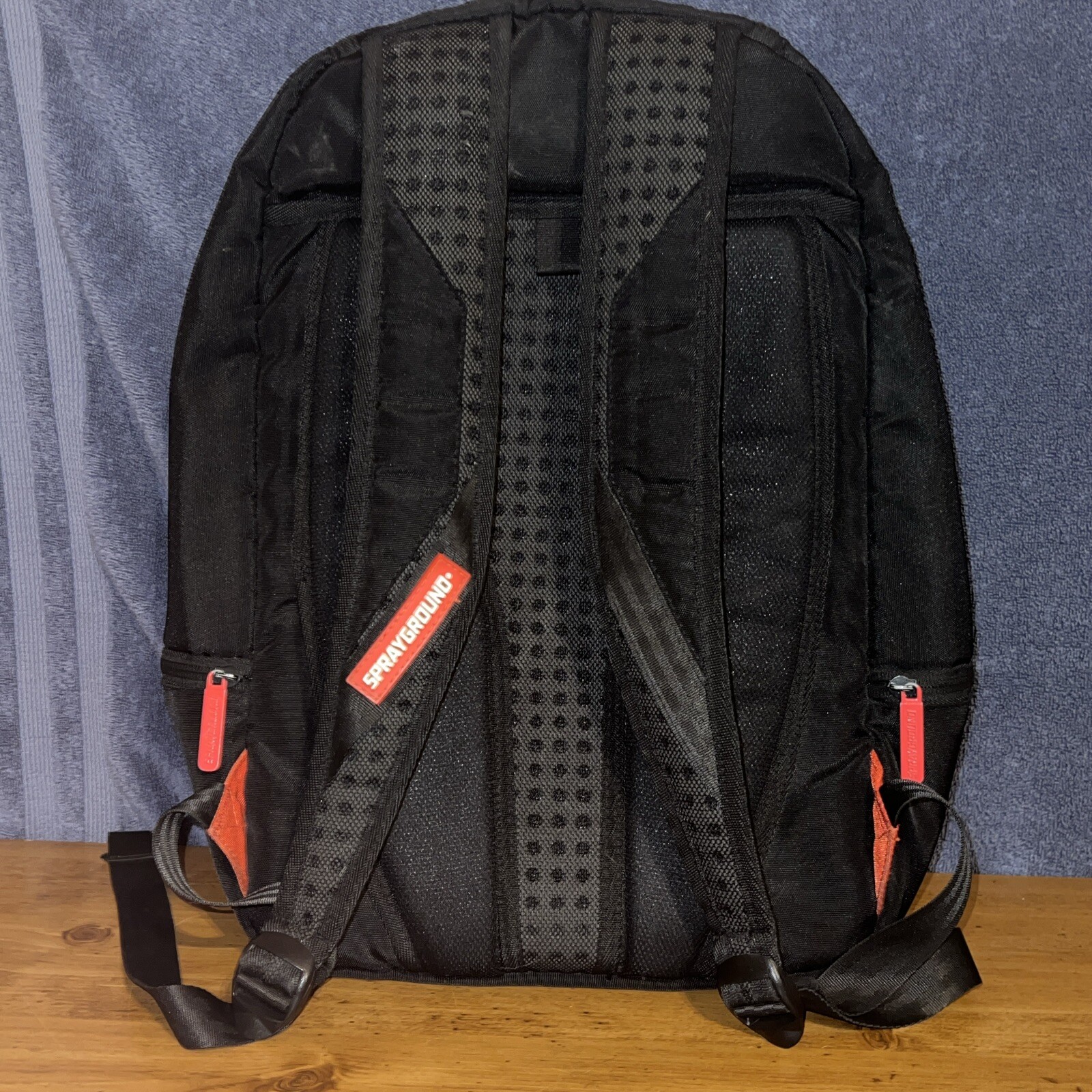 RARE Sprayground Spaghetti Boys Screw The World Backpack And Stickers Read Desc