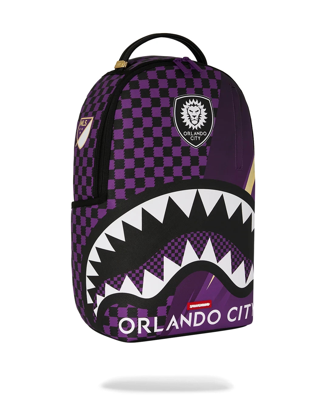 Sprayground ORLANDO CITY CHECK Backpack🔥New Purple Bookbag Large School Bag