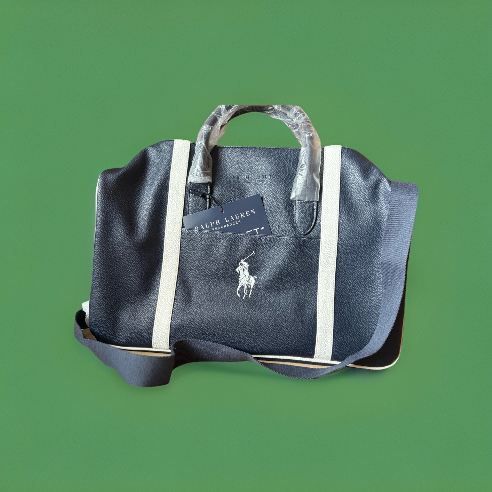Ralph Lauren Fragrances Duffle Bag Gym bag Double Handles Cross-Body Strap