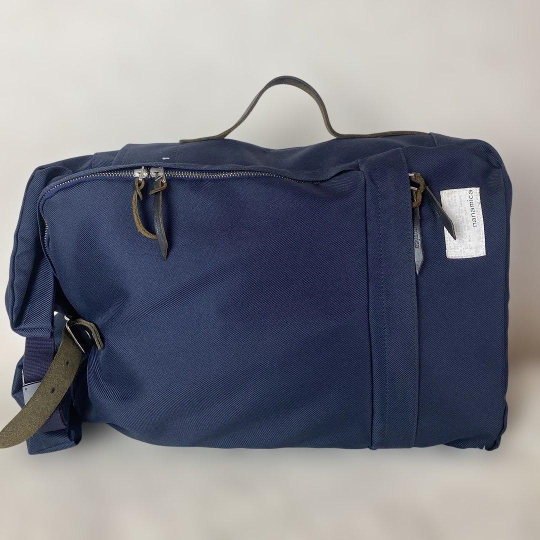 nanamica 3Way Backpack Briefcase Navy Cordura Twill 30×47×13cm Large Capacity
