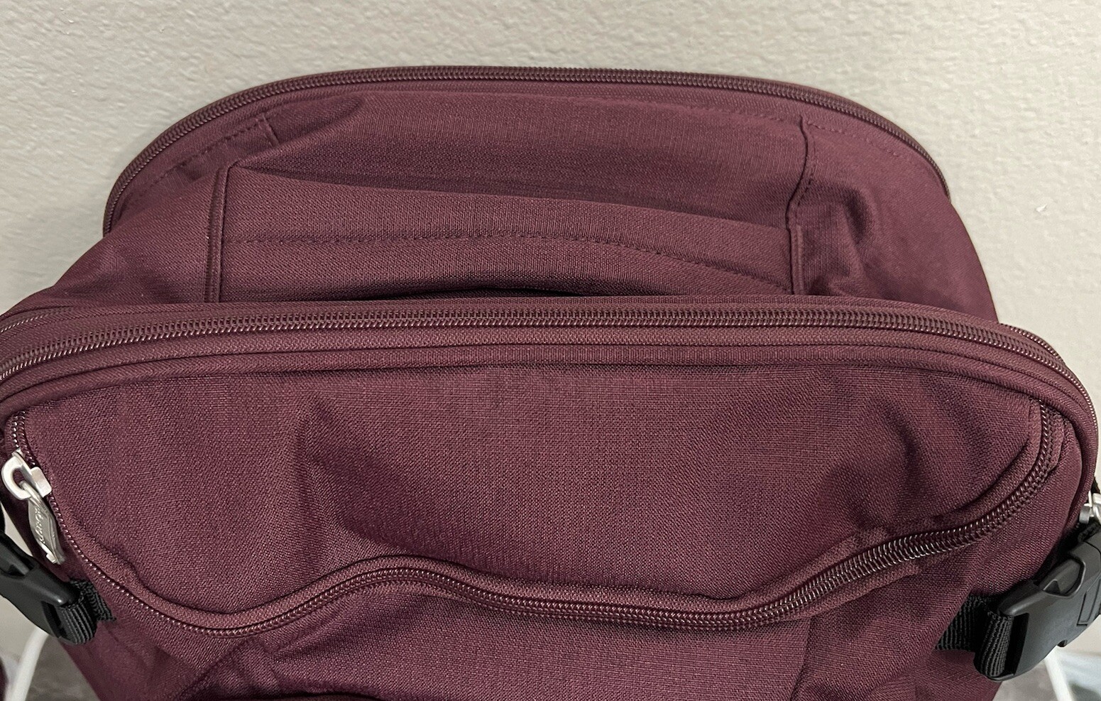 eBags Mother Lode Travel Backpack Convertible Expandable Luggage Bag Garnet New