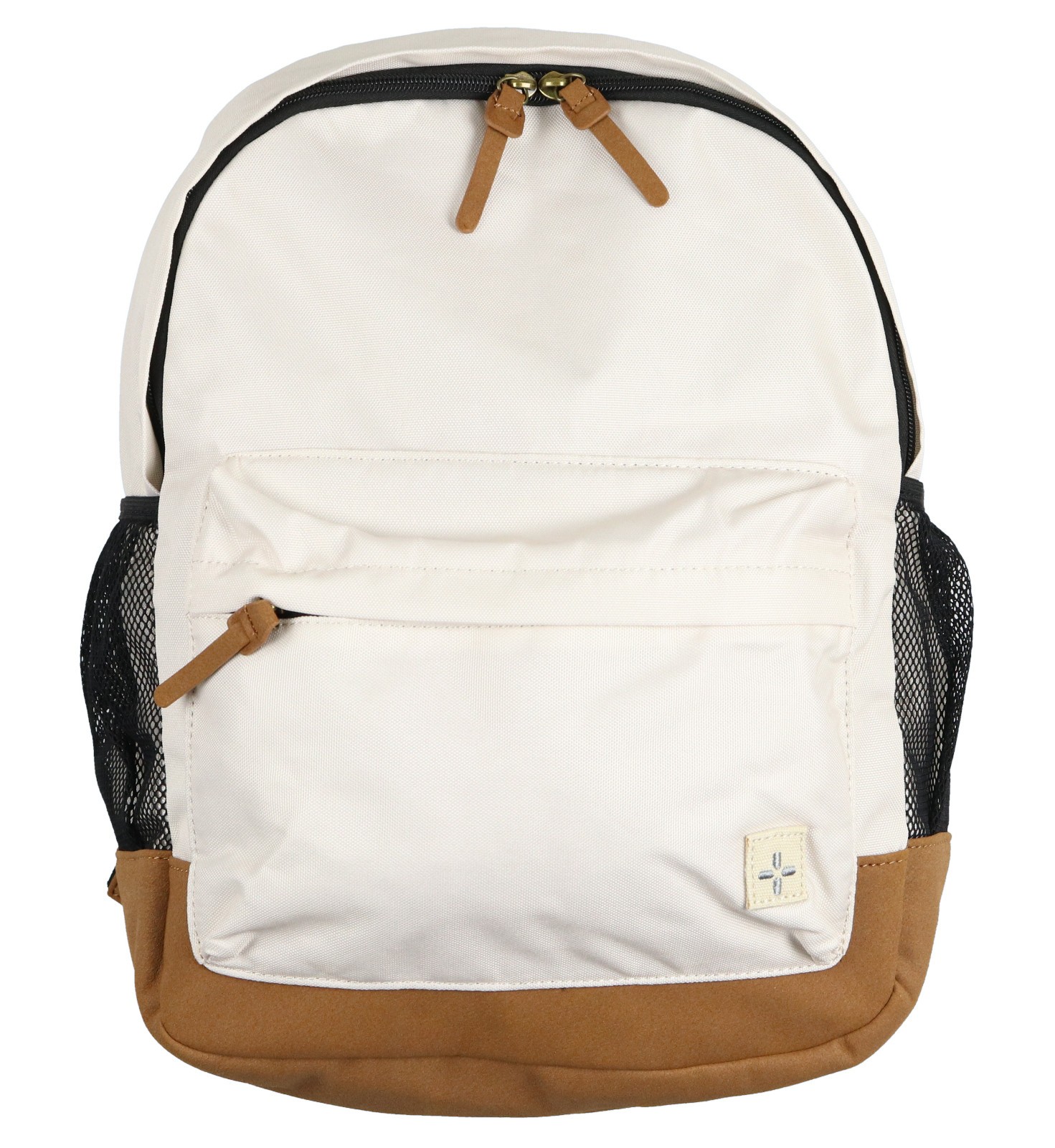 SUN STONE Riley Solid Backpack One Size Beige Brown Black