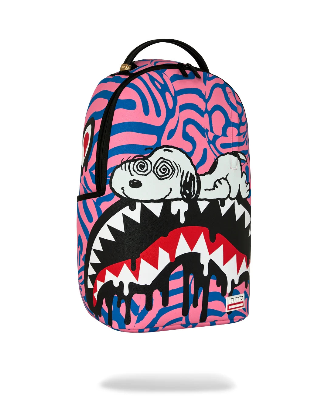 Sprayground x Snoopy DAYZ Backpack🔥NWT Black Pink Bookbag Large School Bag