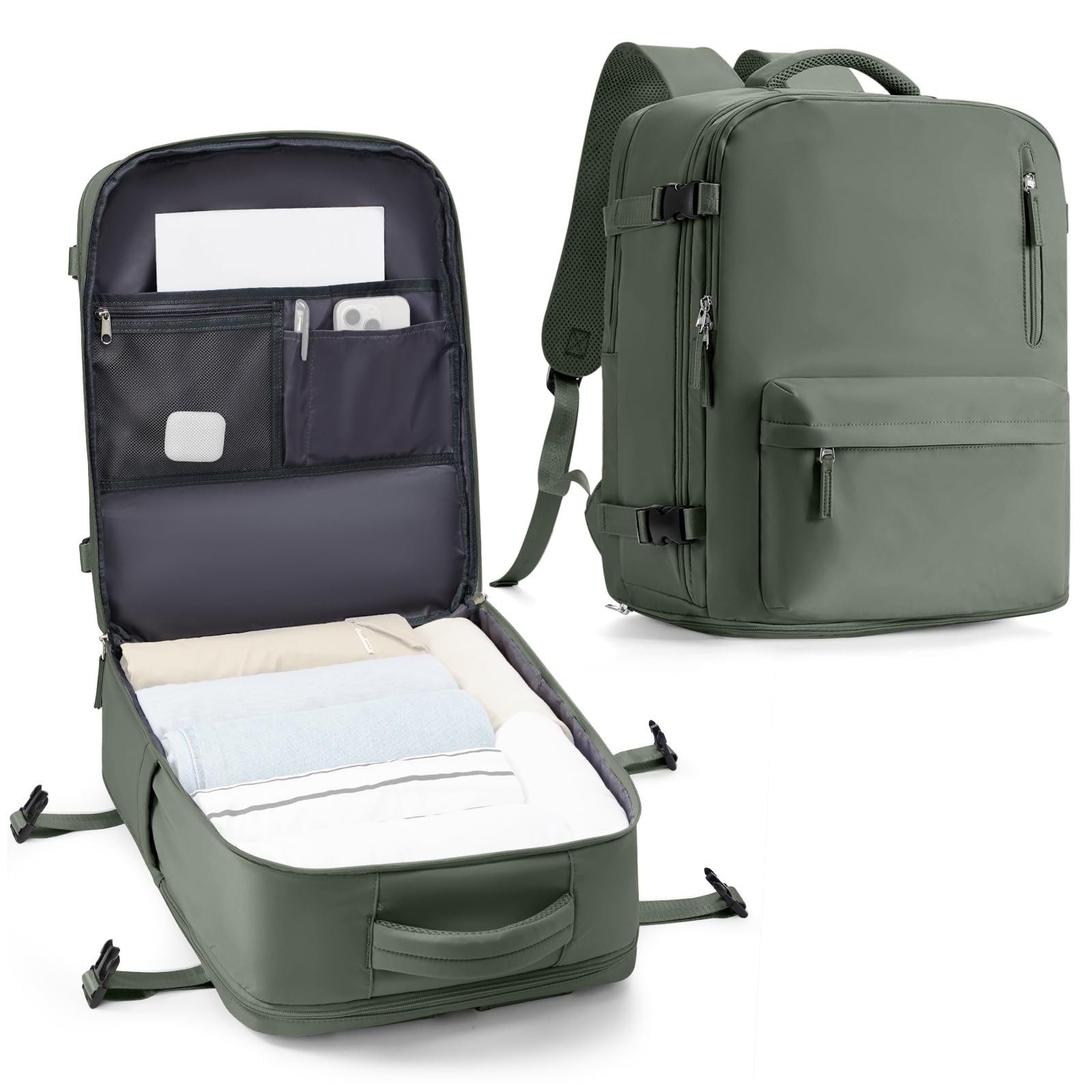 18X14X8 Tsa-Approved Personal Item Backpack â€“ under Seat Carry-On Travel Ba…