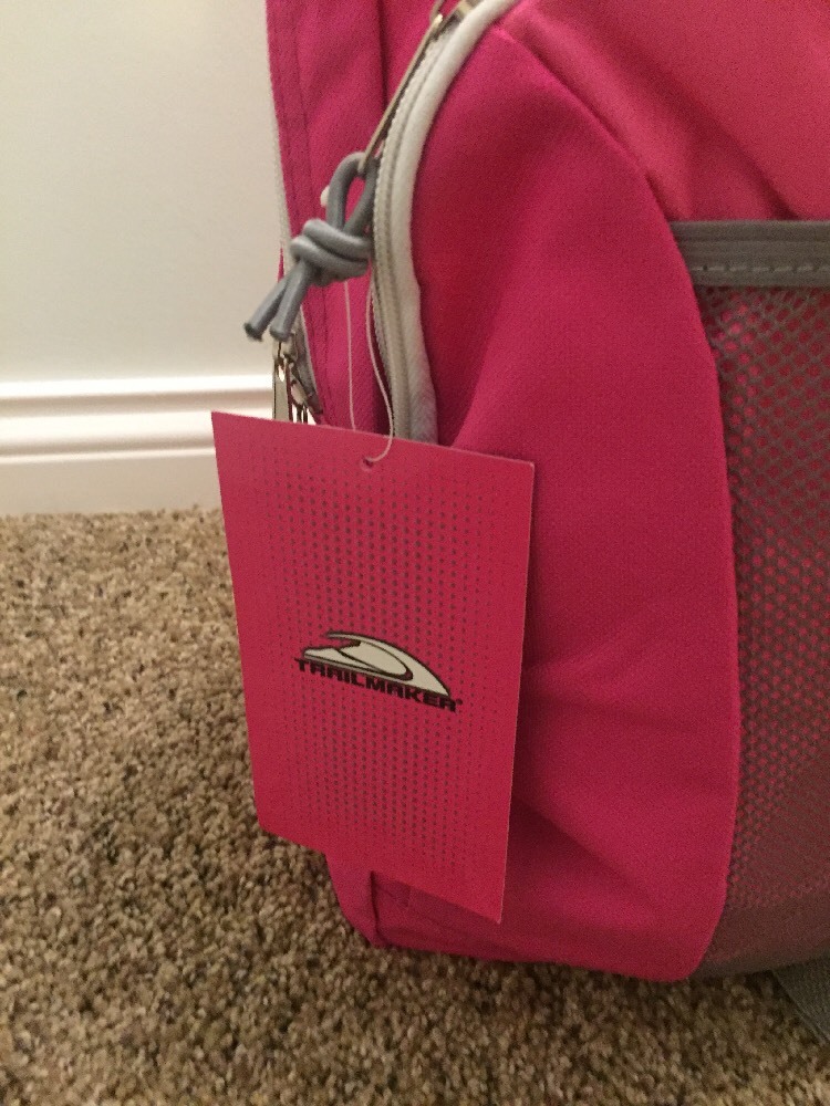 Trailmaker Classic 17 Inch Backpack Pink New with Tag