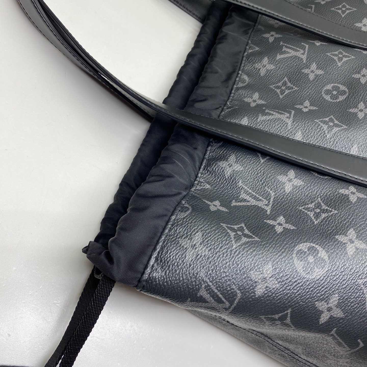 Louis Vuitton Pre-Owned Authentic Cabas Satchel Tote Black 42.0×41.0x15.5 cm