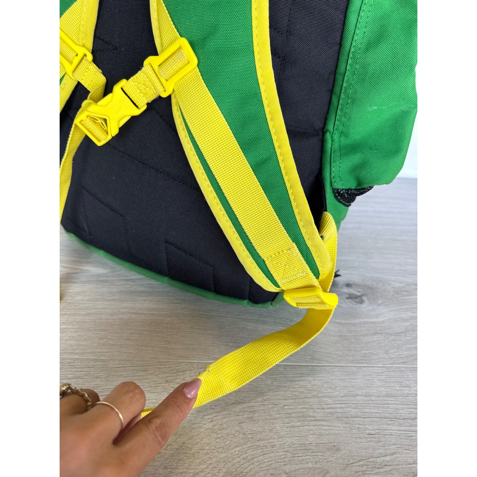 Nike Backpack Hoops Elite Pro Oregon Ducks Green Yellow Basketball Sports Bag