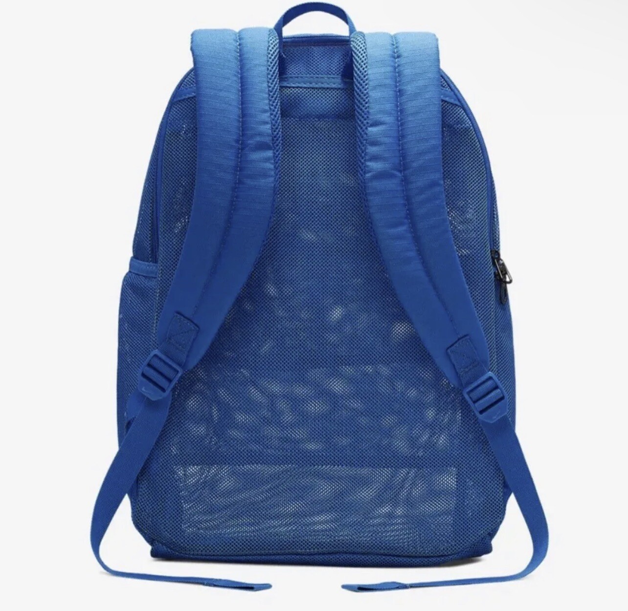 Nike Brasilia Medium Mesh Training Backpack, BA6050 480 Blue/White 26L