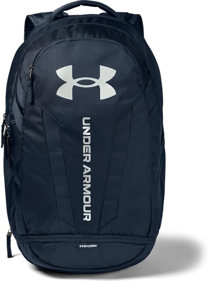 NEW Under Armour UA Hustle 5.0 Backpack Unisex Academy Blue (408)/Silver