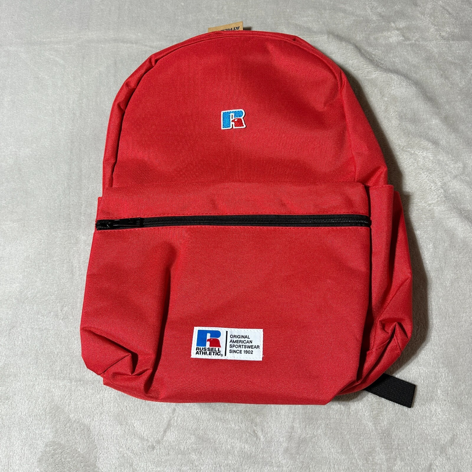 Russell Athletic Since 1902 Classic Backpack Travel Gym Bag Red Black Free Ship