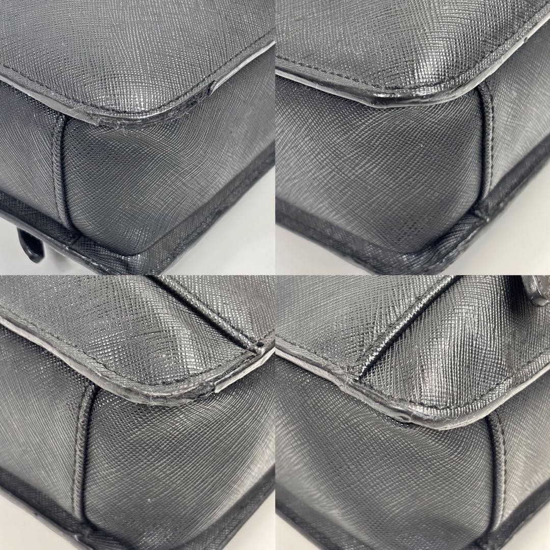 TUMI 073172D2 Business Briefcase 2way Saffiano Leather Black Authentic