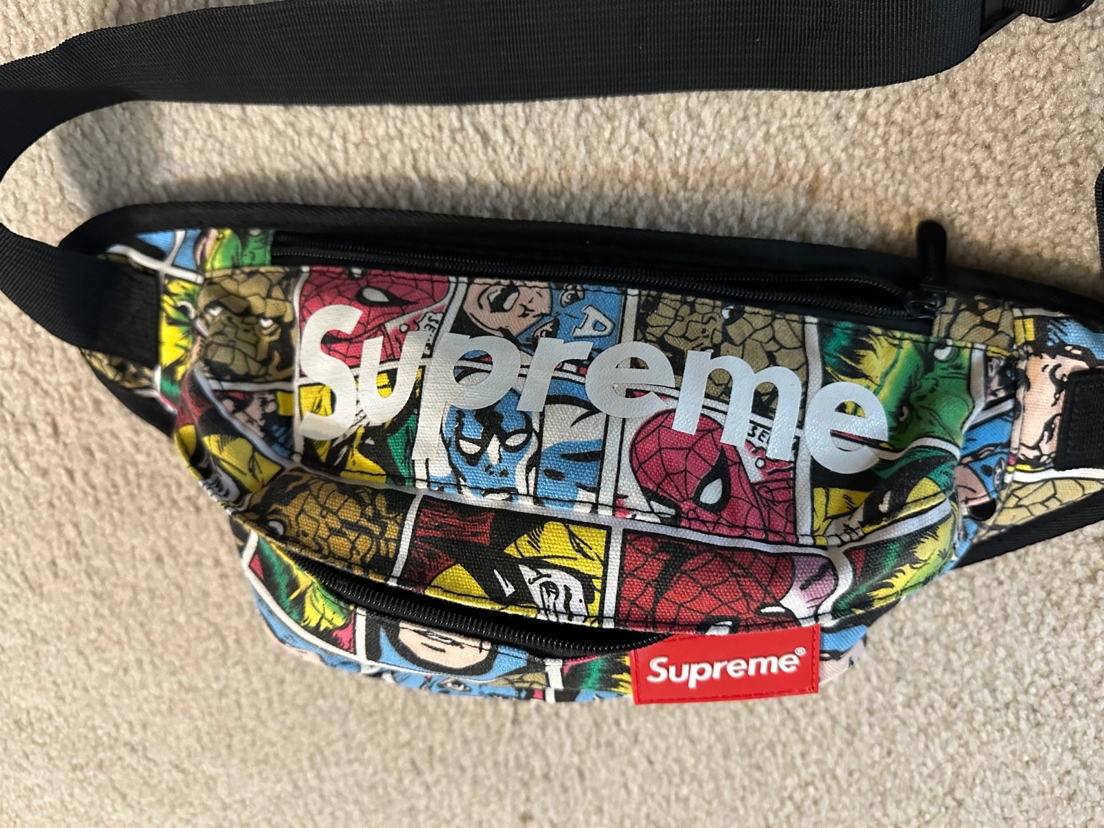 NWT Marvel Comics Captain America Cross Body Or Around Waist Fanny Pack Surpreme