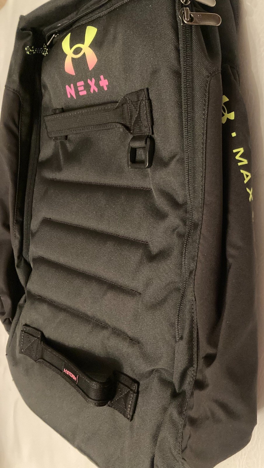 Under Armour Contain NEXT Storm Athlete Issued Max Volume Hiking Backpack Gym
