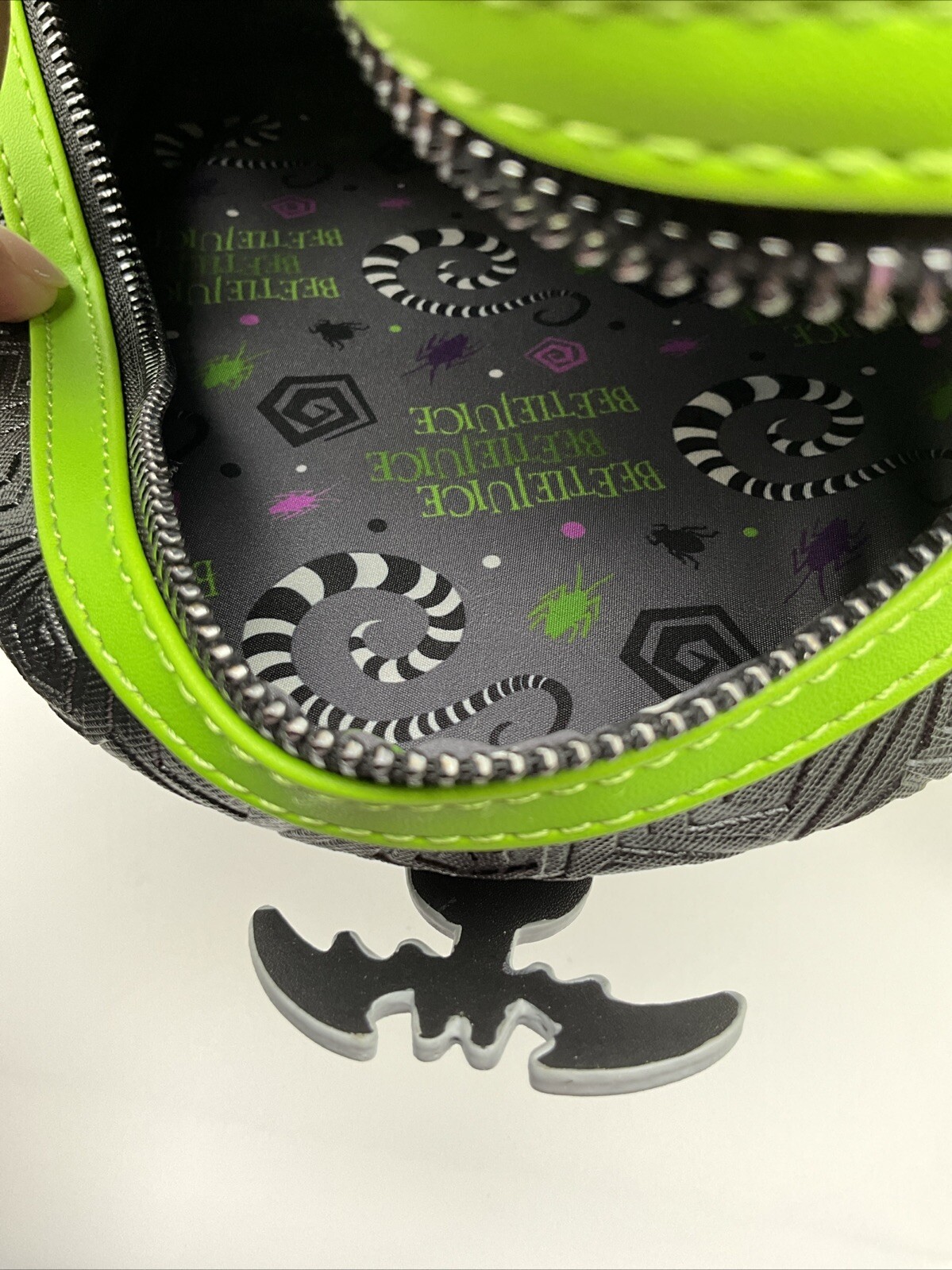 Beetlejuice Loungefly Carousel Hat Light Up Cosplay Mini Backpack NEW