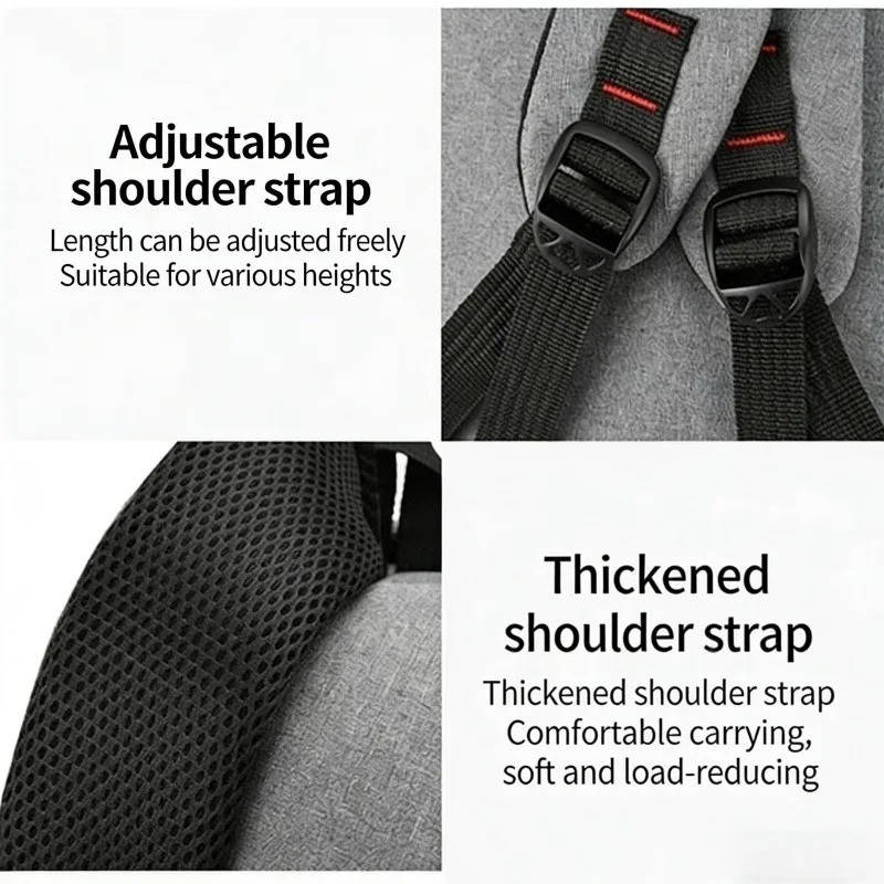 Homefish Mens BackPack Large Capacity Simple Fashion Travel Female Student
