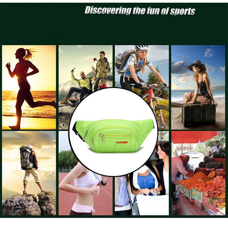 Men’s Waterproof Mobile Waist Bag Multifunctional Fanny Pack Bag Large Capacity