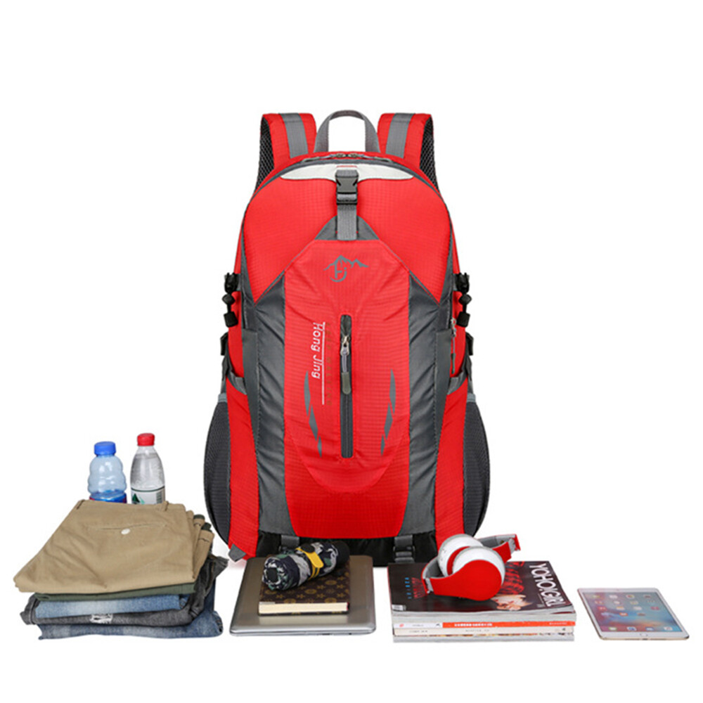 40L Nylon Travel Backpack Waterproof Outdoor Rucksack Men Camping Hiking Bag
